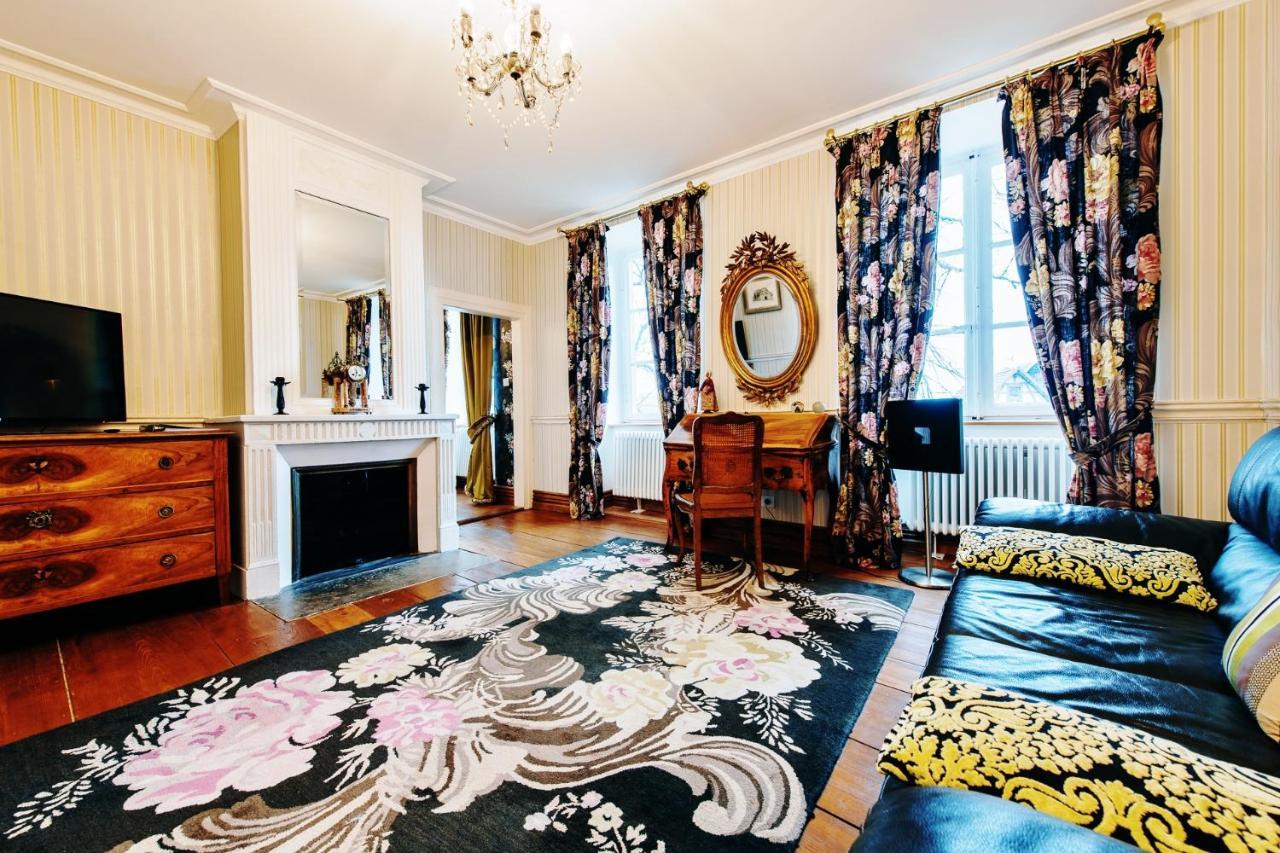 Chambres D'Hotes Chateau De Grunstein Stotzheim ภายนอก รูปภาพ